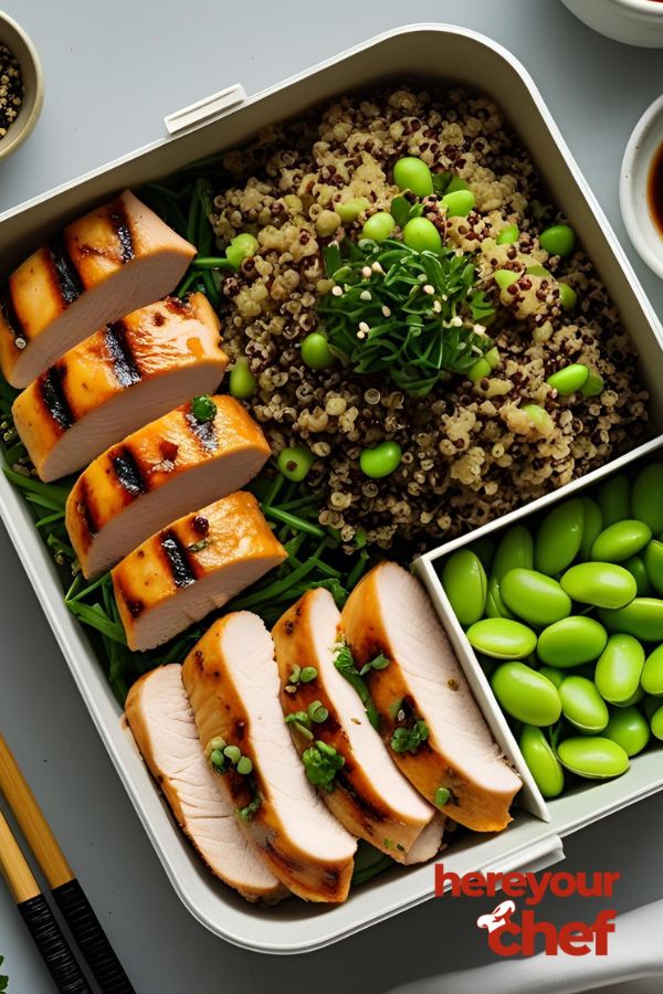 Grilled Chicken & Quinoa bento Box