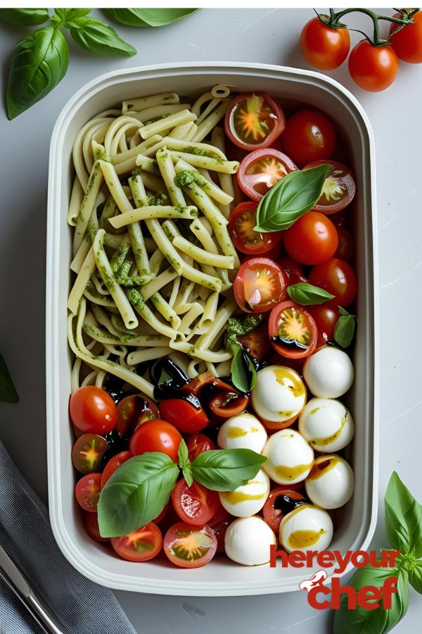 Caprese Salad & Pesto Pasta Box