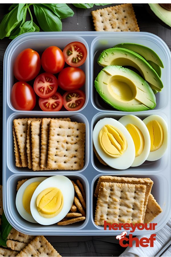 Hard-Boiled Egg & Avocado Snack Box