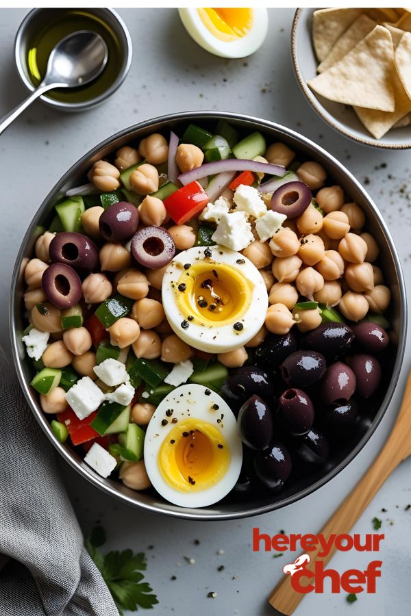 Mediterranean Chickpea Salad Box