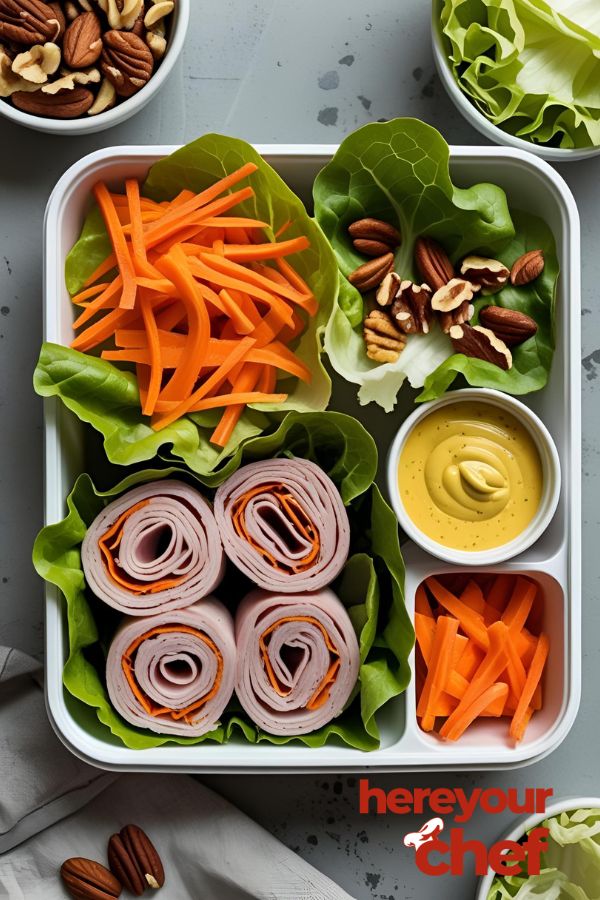 Turkey Lettuce Wrap Box