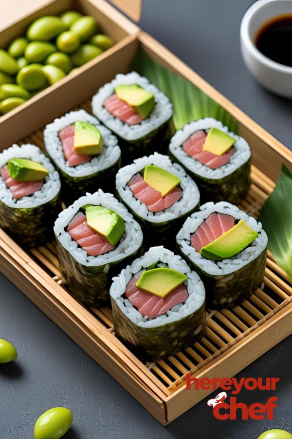 Tuna & Avocado Sushi Roll Box