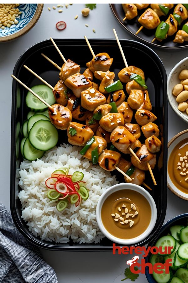Chicken Satay Bento Box
