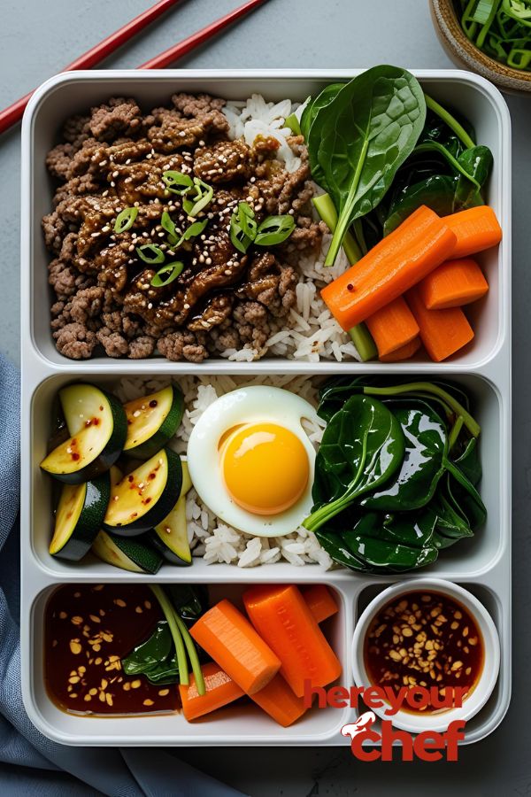 Korean Bibimbap-Inspired Box