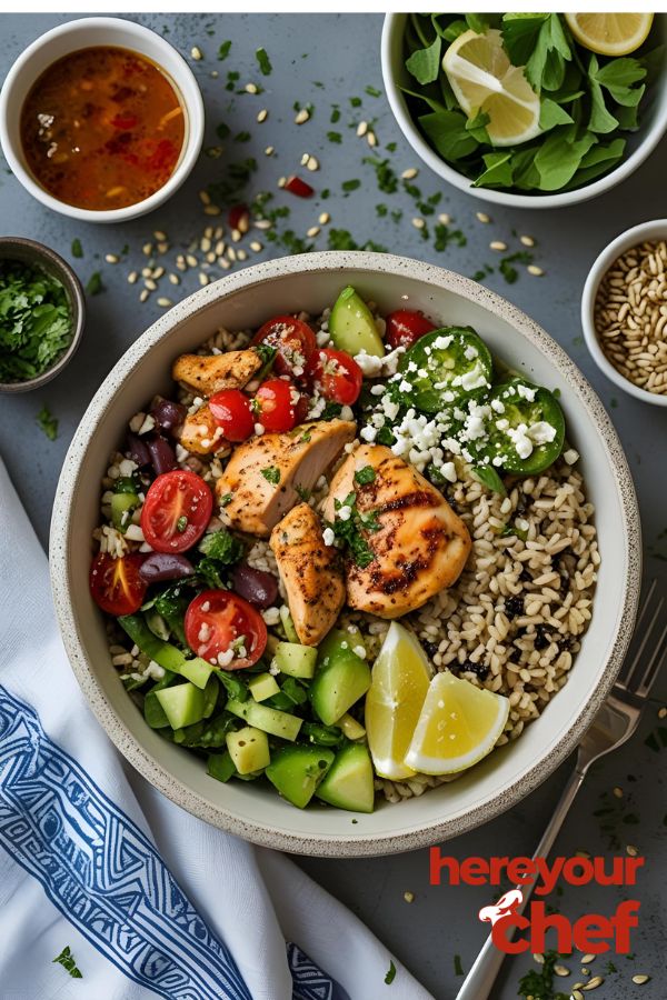 Greek Chicken Grain Bowl Box