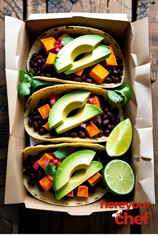 Black Bean & Sweet Potato Taco Box