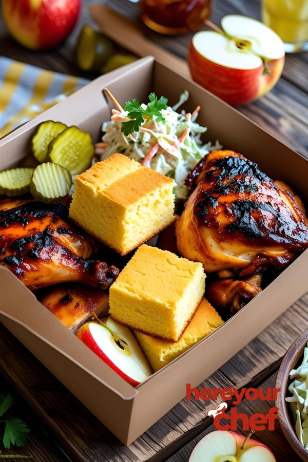 BBQ Chicken & Cornbread Box