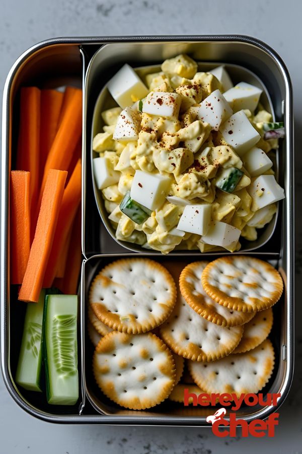 Egg Salad & Crackers Box