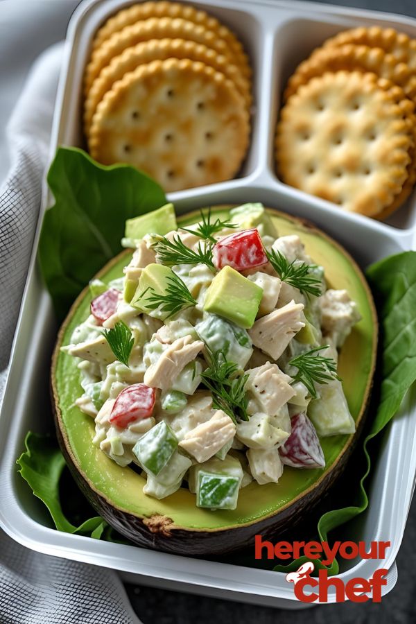 Chicken Salad Stuffed Avocado Box