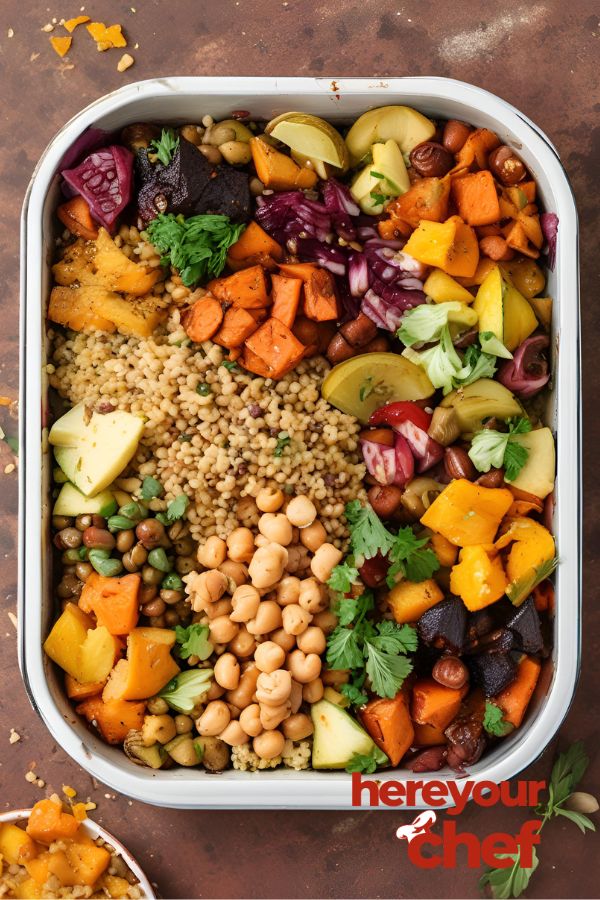 Moroccan Couscous & Roasted Veggie Box