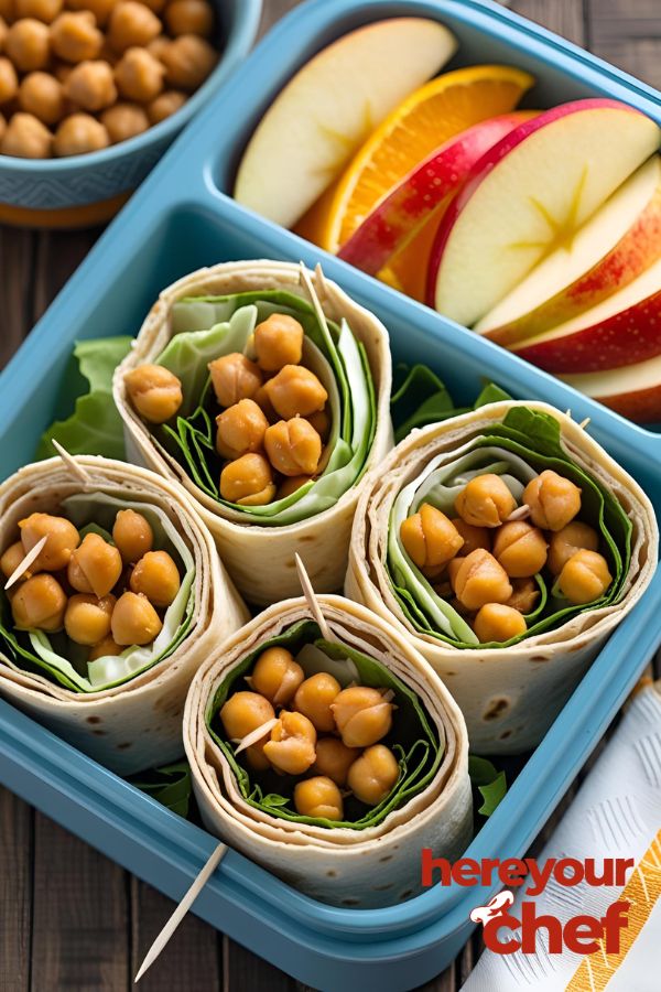 BBQ Chickpea Wrap Bento