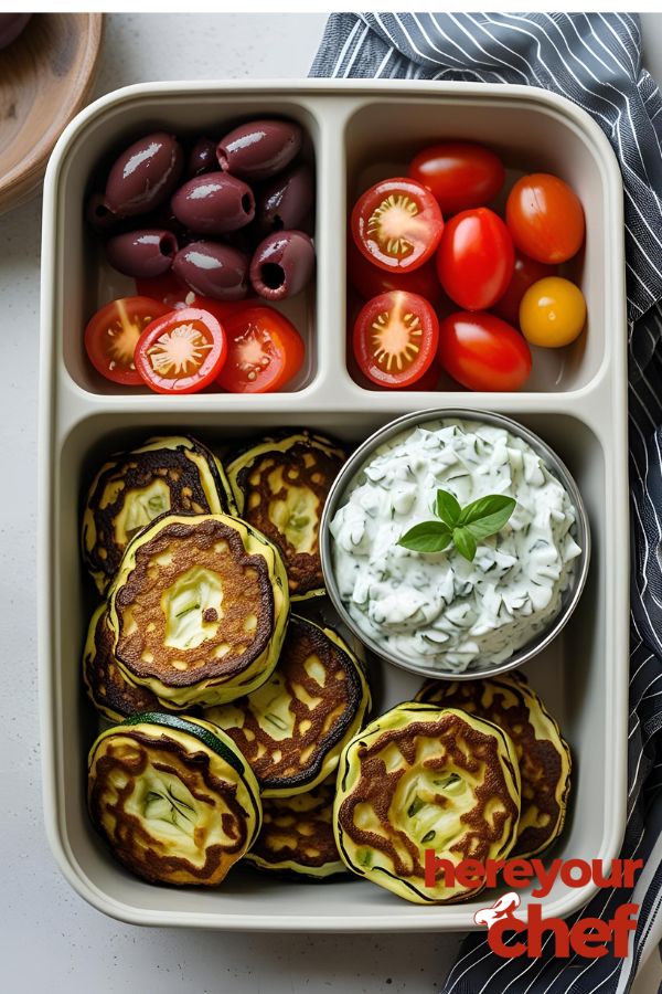 Baked Zucchini Fritter Box