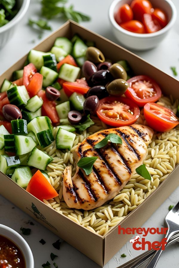 Greek Chicken & Orzo Box