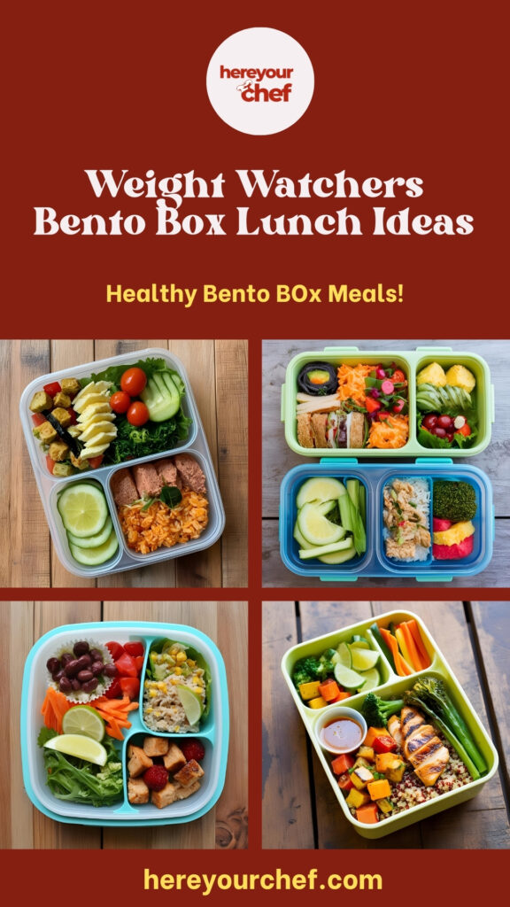 Weight Watchers Bento Box Lunch recipes