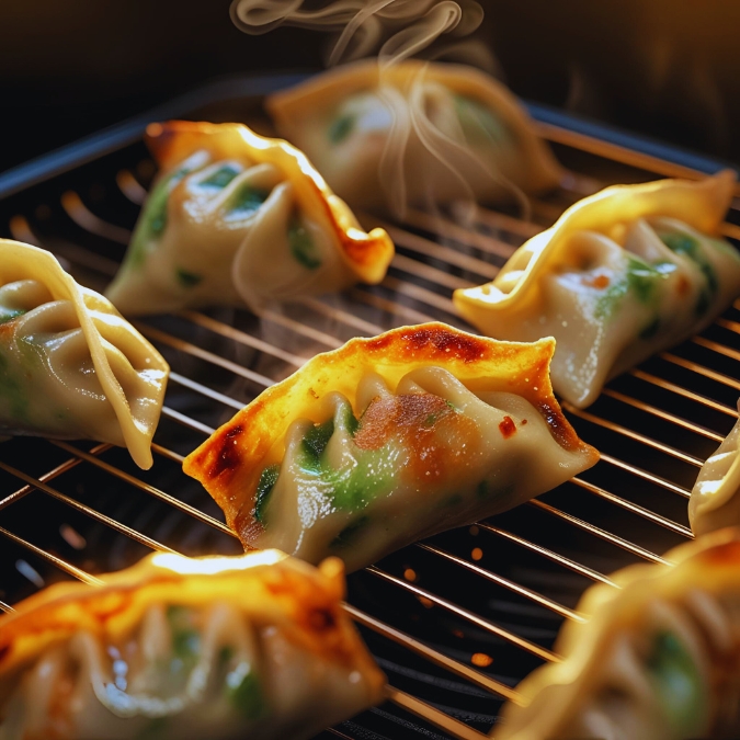 how to cook frozen potstickers in the air fryer