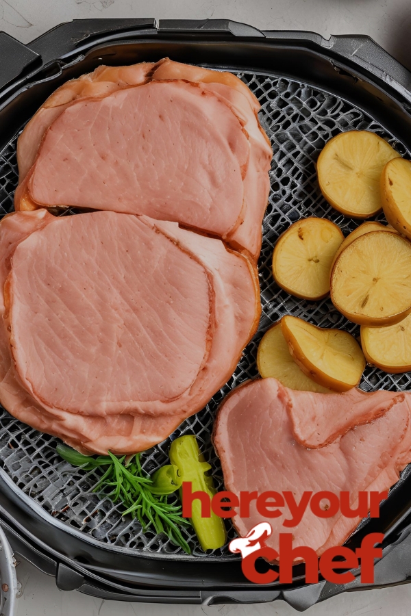 Ham Steak in the air fryer