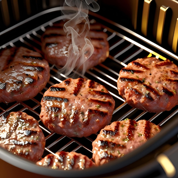 how to cook frozen turkey burgers in air fryer