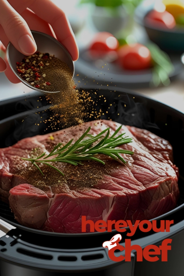 Beef Tenderloin Steak in air fryer