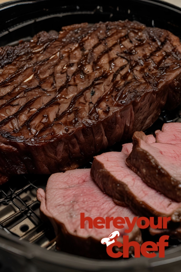 air fryer deer steak process
