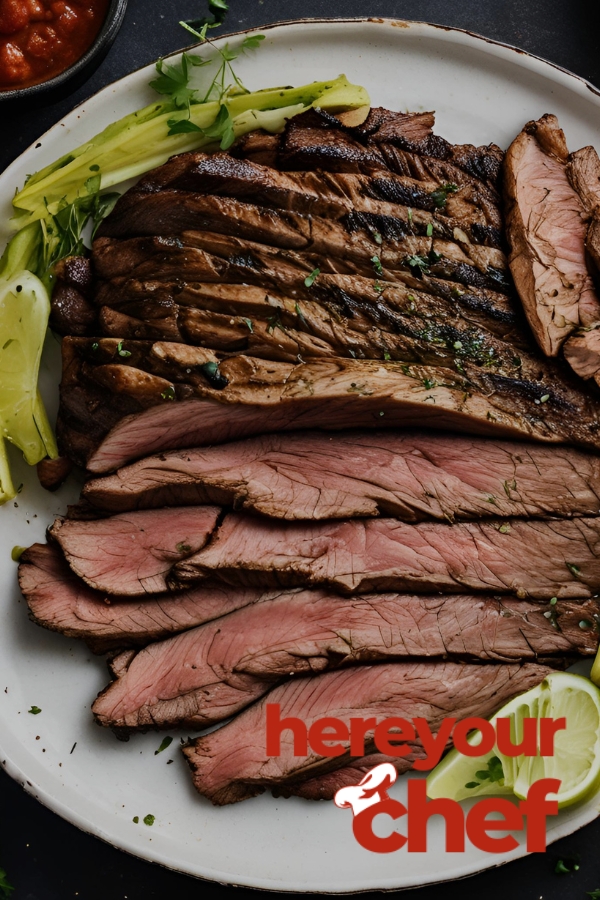 air fryer cooked flank steak