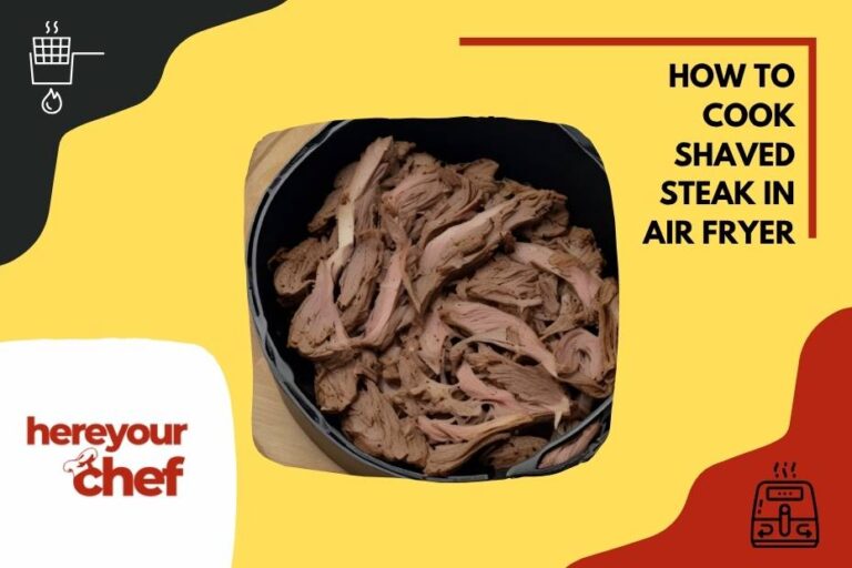 cook shaved steak in air fryer
