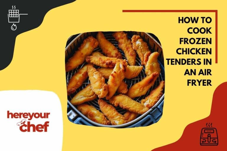 frozen chicken tenders in an air fryer