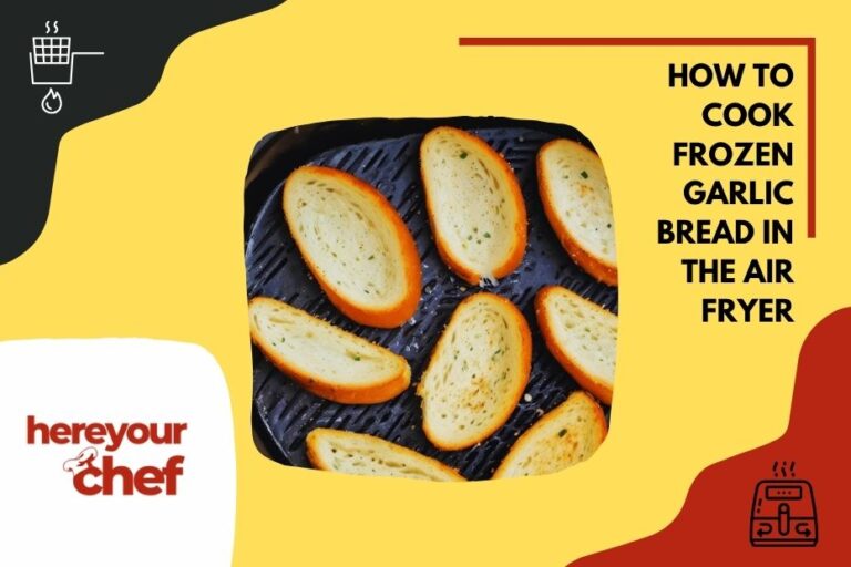 frozen garlic bread in the air fryer