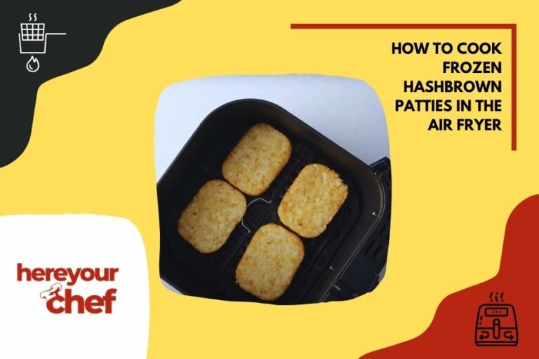 frozen hashbrown patties in the air fryer