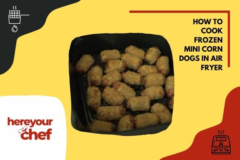 frozen mini corn dogs in air fryer