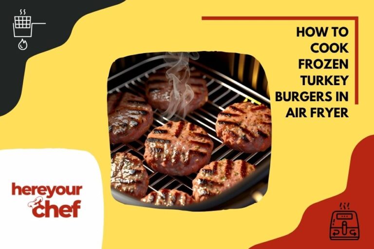 frozen turkey burgers in air fryer