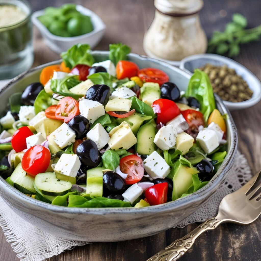 Authentic Greek Mediterranean Salad Recipe