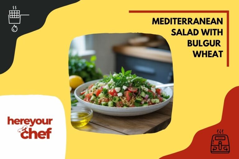 Mediterranean Salad with Bulgur Wheat