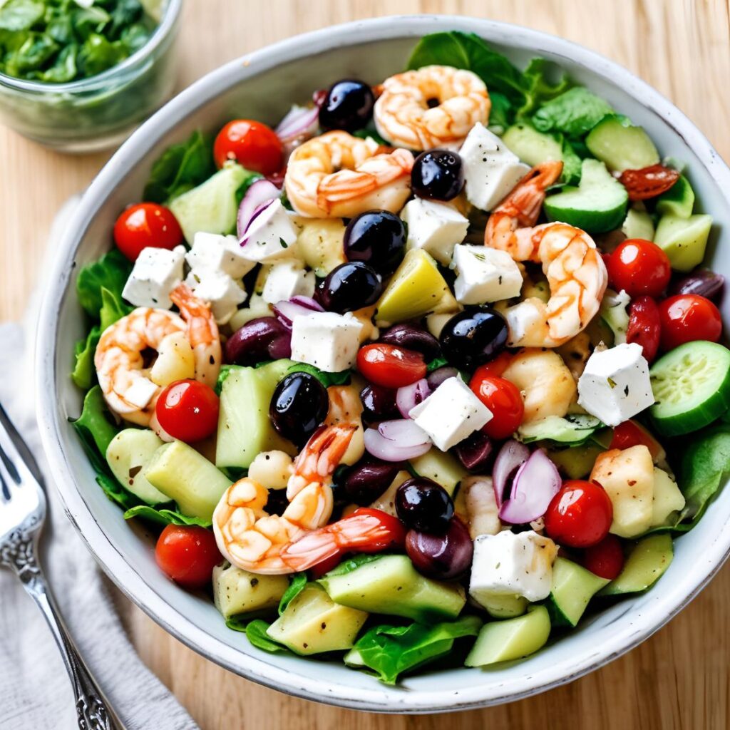 Mediterranean Shrimp Salad