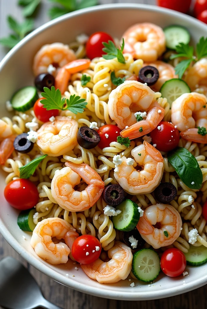 Try This Healthy Shrimp Pasta Salad Recipe