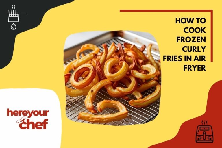 Perfectly Crispy Frozen Curly Fries in the Air Fryer
