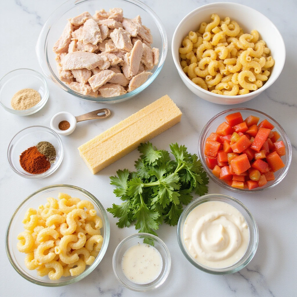 How to Create a Flavor-Packed Chicken Macaroni Salad in 30 Minutes - Step 1: Prepare Ingredients