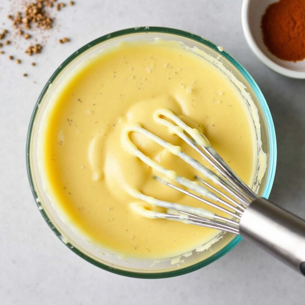 How to Create a Flavor-Packed Chicken Macaroni Salad in 30 Minutes - Step 5: Prepare Dressing