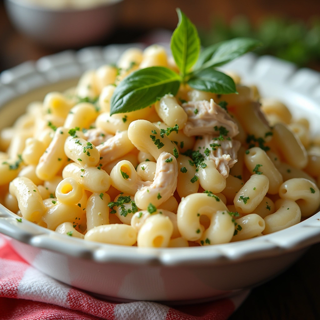 How to Create a Flavor-Packed Chicken Macaroni Salad in 30 Minutes - Step 8: Serve and Enjoy