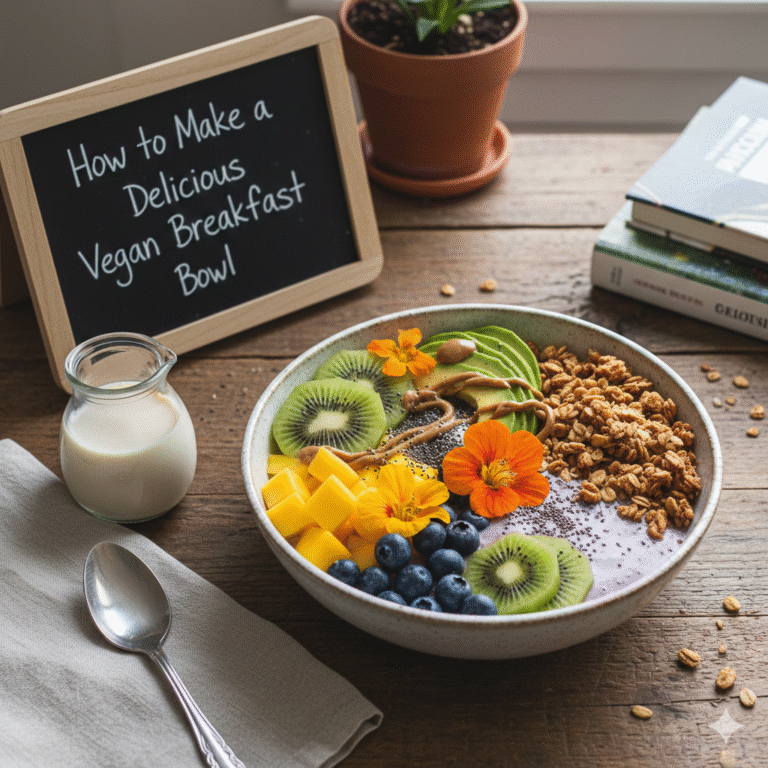 How to Make a Delicious Vegan Breakfast Bowl