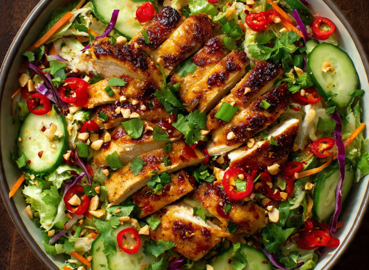 How to Create the Perfect Thai Chicken Salad with Homemade Dressing