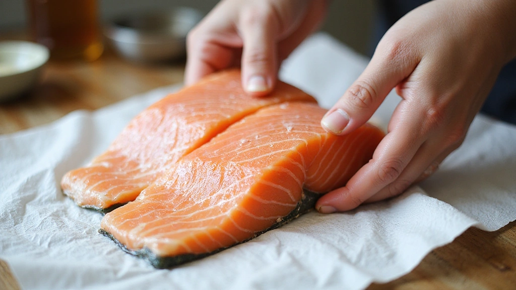 Crispy Air Fryer Frozen Salmon: A Healthy Dinner in 15 Minutes - Step 2: Prepare the Salmon Fillets
