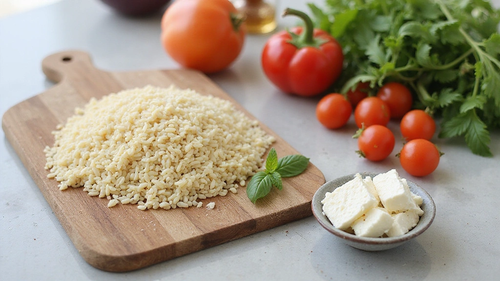 Mediterranean Orzo Salad: Step 1: Prepare Ingredients