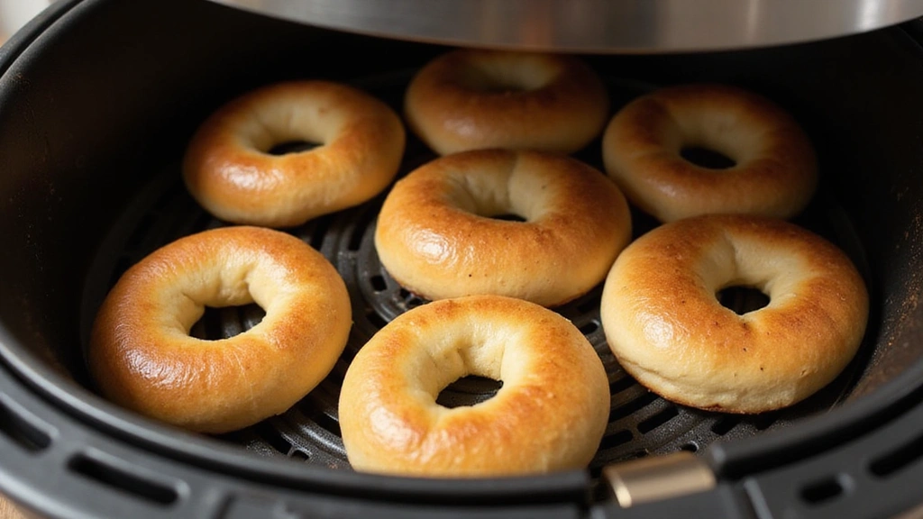 The Ultimate Guide to Air Fryer Bagels: Step 6: Cook the Bagels