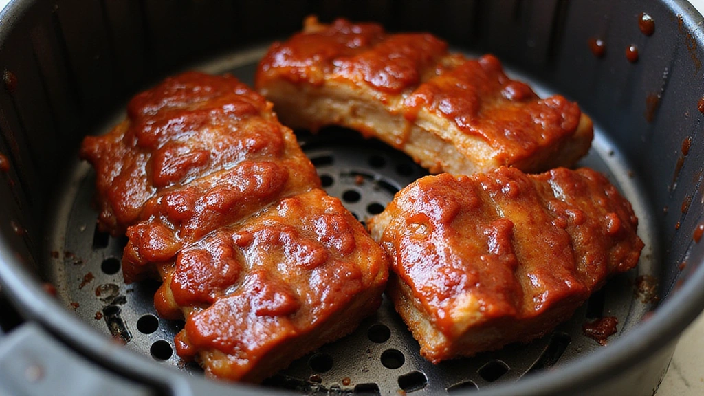 Air Fryer Ribs: Step 7: Finish Cooking the Ribs