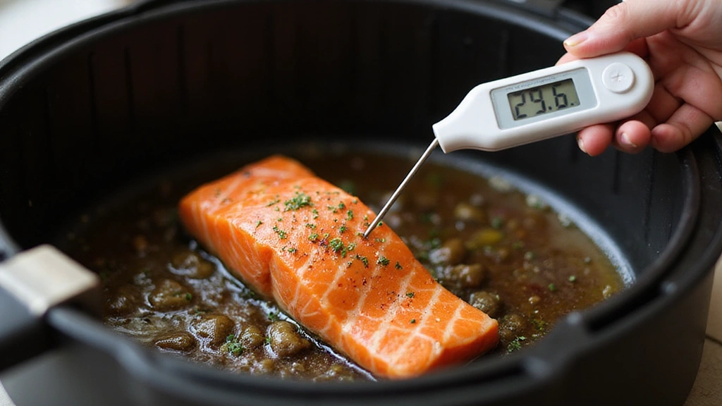Crispy Air Fryer Frozen Salmon: A Healthy Dinner in 15 Minutes - Step 6: Check for Doneness