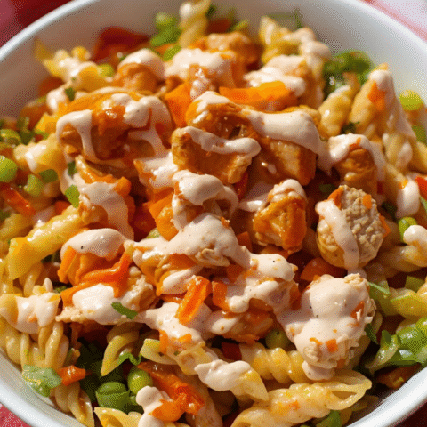 Buffalo Chicken Pasta Salad