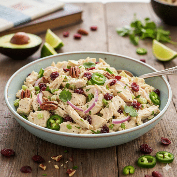 Cranberry Jalapeño Chicken Salad