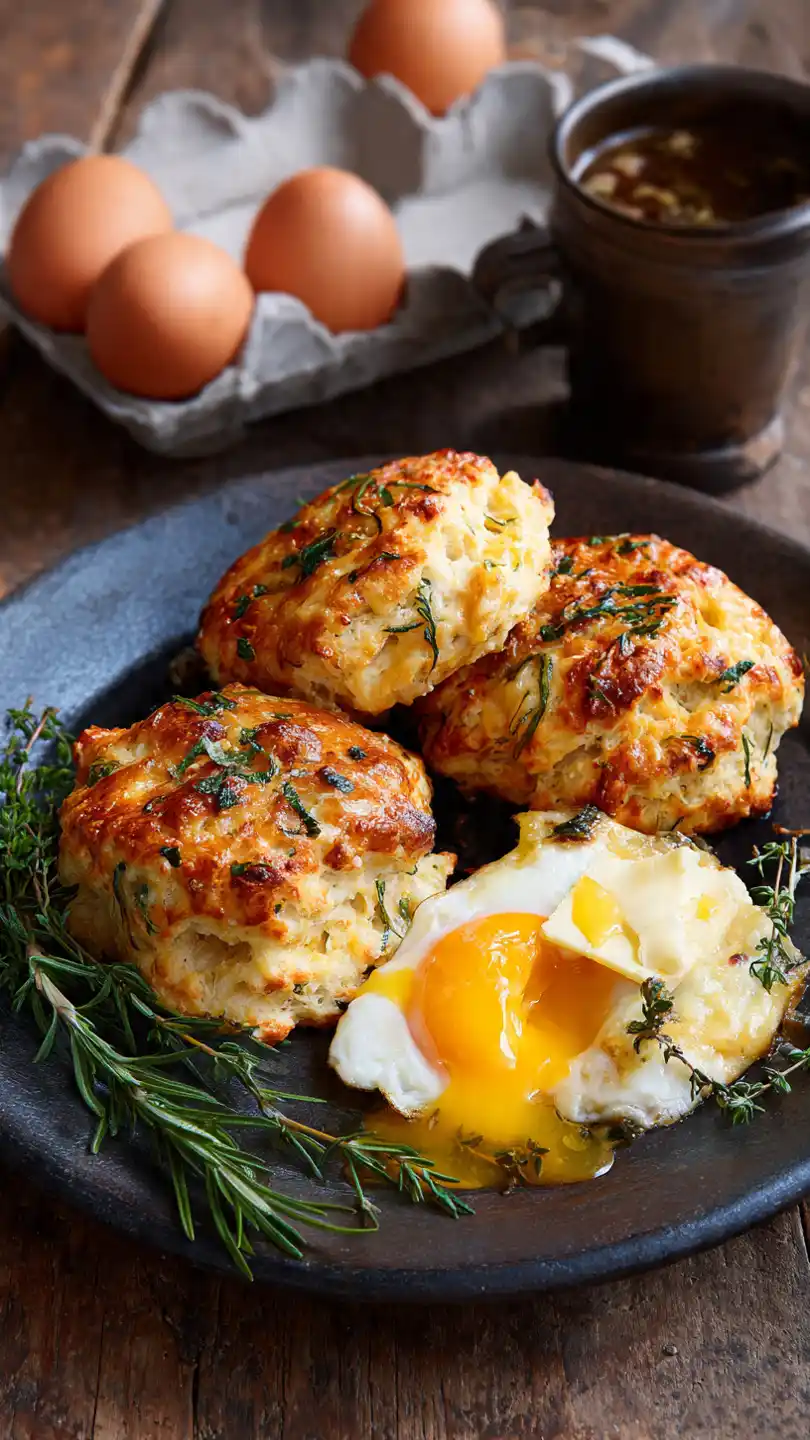 Egg and Cheese Savory Scones