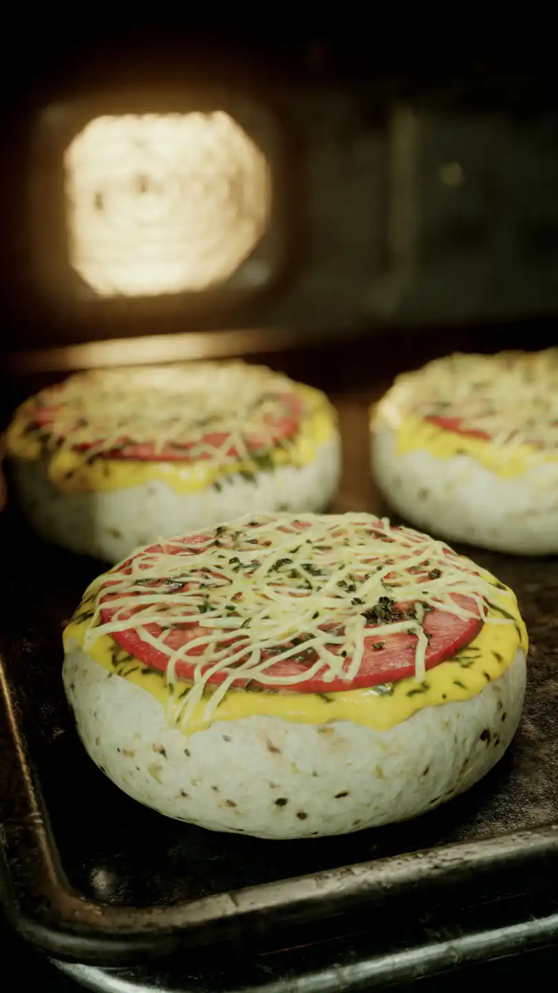 English Muffin Pizzas (Breakfast Style)