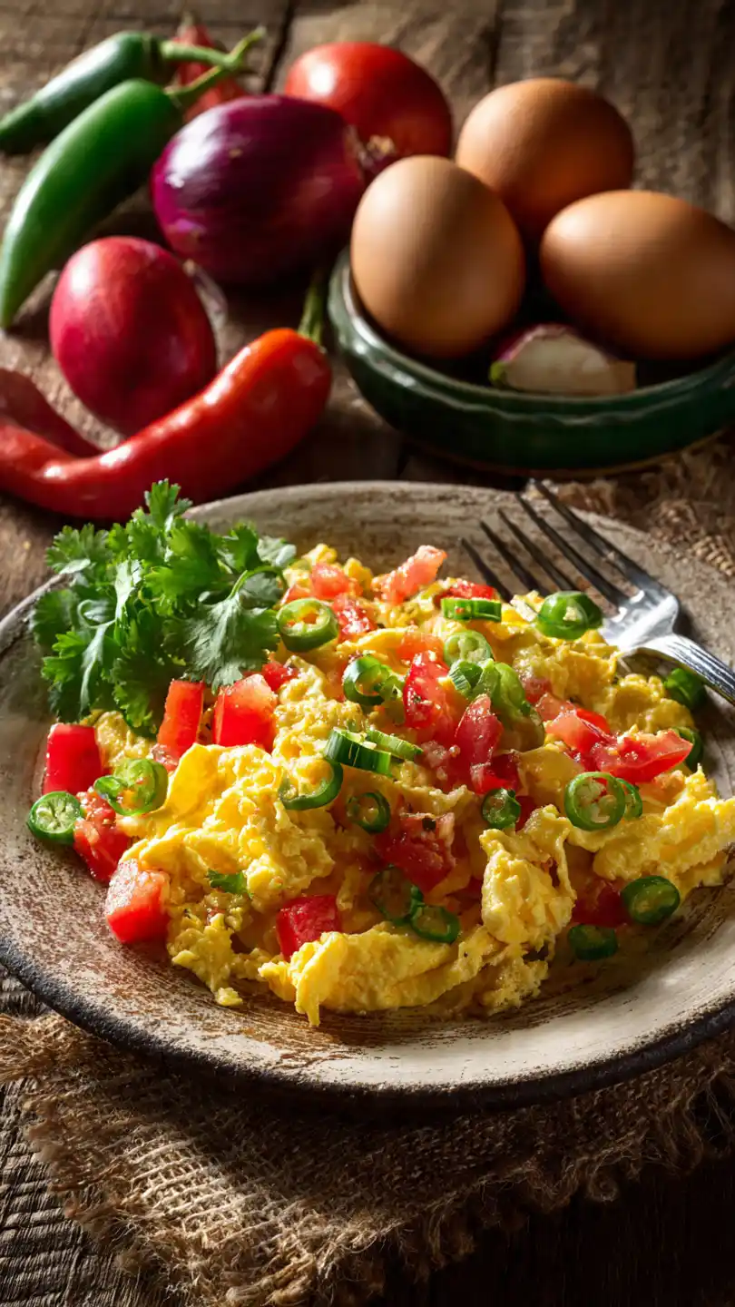 Huevos a la Mexicana in Breakfast